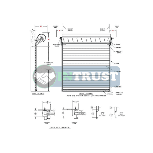 Stainless Steel rolling Shutter design