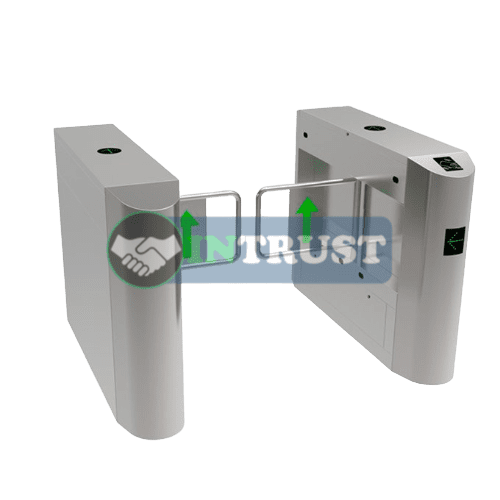 Security Swing Gate Turnstile with Anti-hit Mechanism for Time Attendance